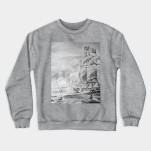 !7th century naval warfare Crewneck Sweatshirt